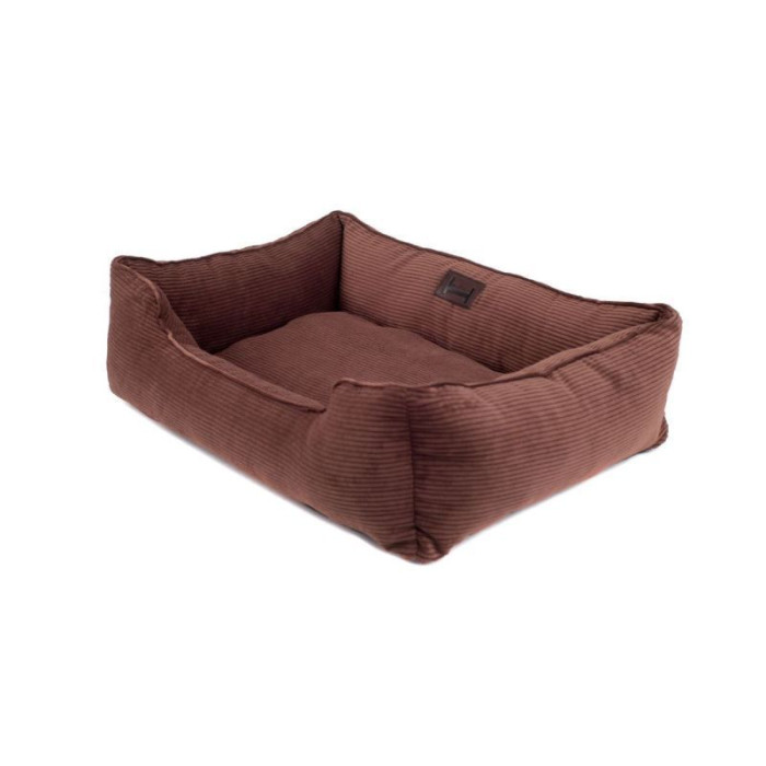 Лежак Dreamer Brown Velvet зі знімним чохлом S 60 х 40 cm