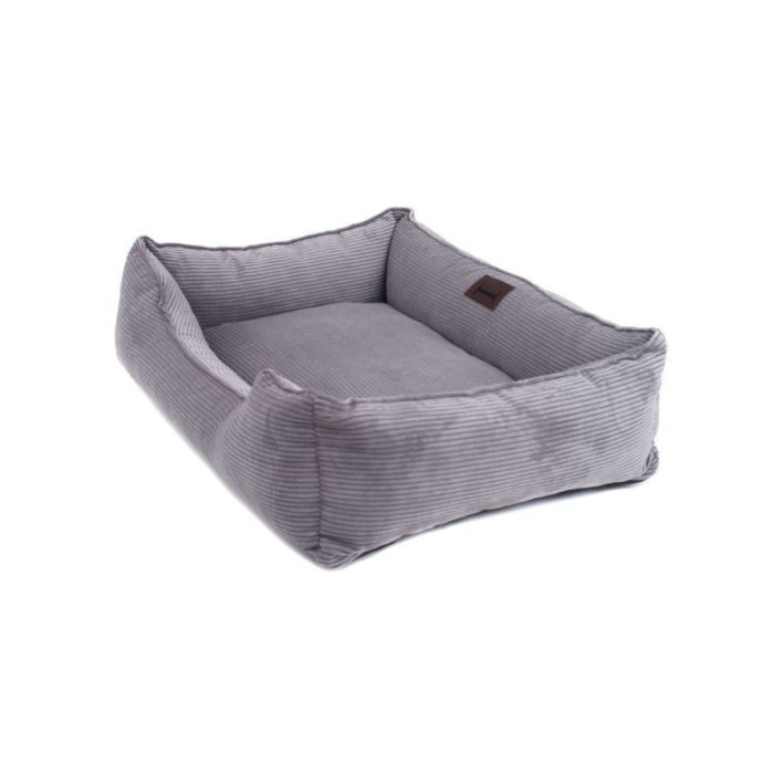 Лежак Dreamer Gray Velvet зі знімним чохлом S 60 х 40 cm