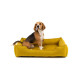 Мягкий лежак Dreamer Mustard с бортами со съемным чехлом S 60 х 40 cm