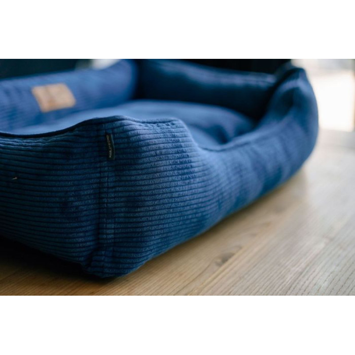 Лежак Dreamer Denim Velvet зі знімним чохлом S 60 х 40 cm