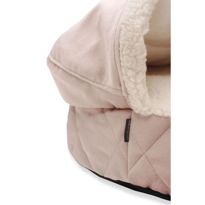 Лежак з капюшоном Cover Pudra Velur