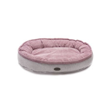 Овальный лежак Donut Soft Touch Pink L 100*70 см