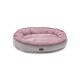 Овальный лежак Donut Soft Touch Pink L 100*70 см