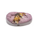 Овальный лежак Donut Soft Touch Pink L 100*70 см