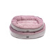 Овальный лежак Donut Soft Touch Pink L 100*70 см