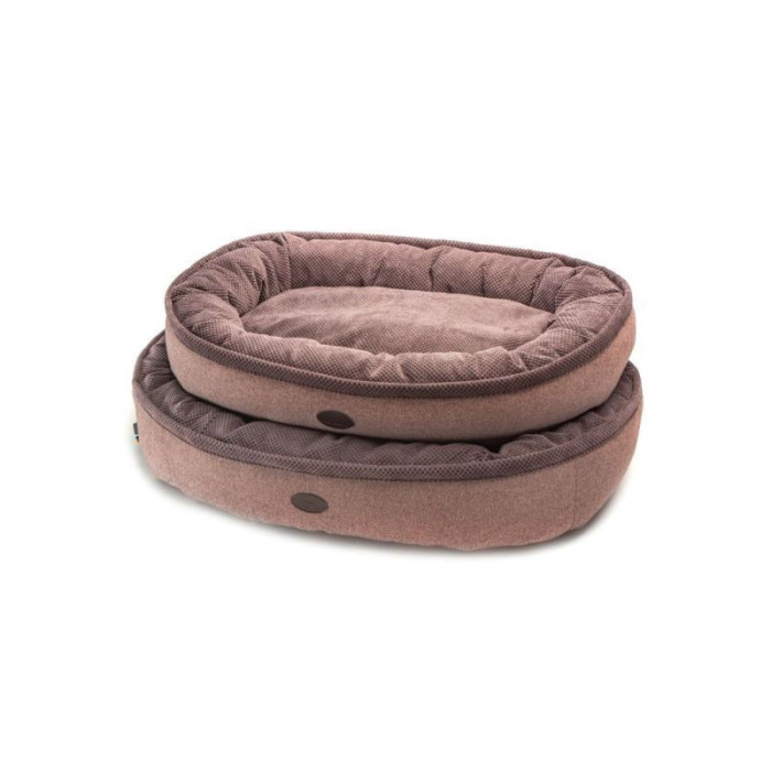Овальный лежак Donut Soft Touch Brown L 100*70 см