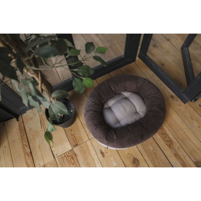 Овальный лежак Bagel Brown S 60х50 