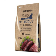 Вкусный комплексный холистик корм для требовательных взрослых кошекFitmin cat Purity Delicious, дичь
