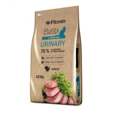 Комплексный холистик корм для взрослых кошек с положительным эффектом на мочевую систему Fitmin cat Purity Urinary, Индейка
