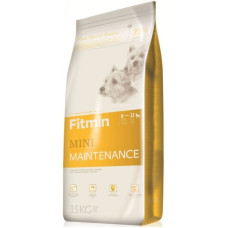 Корм для дорослих собак невеликих порід середньої енергетичної цінності Fitmin dog mini maintenance