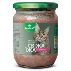 Свіжа їжа М'ясний раціон консерви для котів, птах