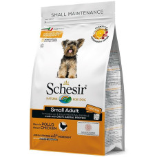 Корм Schesir Dog Small Adult Chicken для взрослых собак малых пород,  с курицей, 800 г