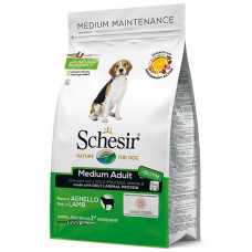 Корм Schesir Dog Medium Adult Lamb для взрослых собак средних пород, с ягненком 3 кг