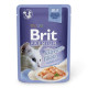 Влажный корм для кошек Brit Premium Cat Salmon Fillets Jelly pouch, филе лосося в желе, 85г