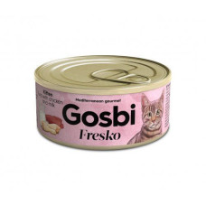 Консервы для котят Gosbi Fresko Kitten Tuna Chicken&Milk с тунцом, курицей и молоком, 70г