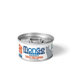 Monge Cat MONOPROTEIN м'ясні пластівці, індичка 80г