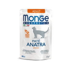 М'ясний паштет Monge Cat MONOPROTEIN Adult 100% качка 85г