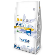 Корм Monge VetSolution Urinary Oxalate для профилактики развития и лечения мочекаменной болезни оксалатного типа, замедляя рост кристаллов и уролитов у кошек 0,4кг