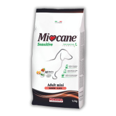 Сухой корм для собак малых пород с чувствительным пищеварением Morando Miocane Mini Sensitive Monoprotein лосось 1,5кг