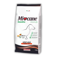 Сухой корм для собак малых пород с чувствительным пищеварением Morando Miocane Mini Sensitive Monoprotein индейка 1,5 кг