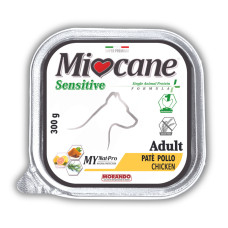 Монопротеиновый консервированный корм Morando Miocane для собак с курицей, 300 г