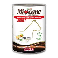 Консервы для собак Morando Miocane Adult с говядиной и морковью, 400 г