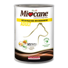 Консервы для собак Morando Miocane Adult с курицей и рисом, 400 г