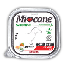 Монопротеиновый консервированный корм Morando Miocane для собак с говядиной 150г