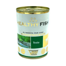 HEALTHY ®  Fish монопротеиновий влажный корм для собак - паштет с форелью 400г