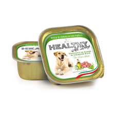 HEALTHY ® All Days влажный корм для собак - паштет с кусочками, с крольчатиной и горохом 150г