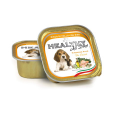 HEALTHY ® All Days влажный корм для щенков - паштет с кусочками, с курицей и рисом 150г