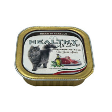 HEALTHY ® All Days влажный корм для кошек - паштет из ягнятиной 100 г