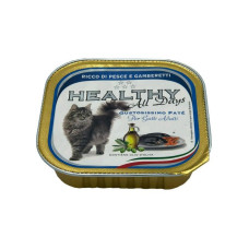 HEALTHY ® All Days влажный корм для кошек - с рыбой и креветками 100г