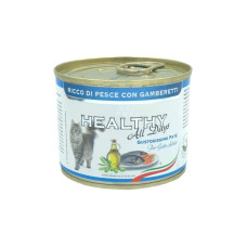 HEALTHY ® All Days влажный корм для кошек - с рыбой и креветками 200г