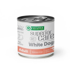 Суп для собак з білим забарвленням шерсті Nature's Protection Superior Care White Dogs All Breeds Adult Salmon and Tuna з лососем та тунцем, 140мл