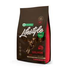 Сухий беззерновий корм з лососем для дорослих собак всіх порід Nature's Protection Lifestyle Grain Free Salmon Adult All Breeds 1.5кг