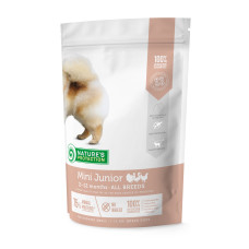 Сухий беззерновий корм для цуценят малих порід Nature's Protection Mini Junior Small Breeds з м'ясом птиці 500 г