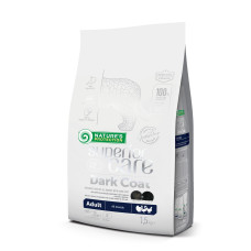 Cухий корм для дорослих собак всіх порід з чорним забарвленням шерсті Nature's Protection Superior Care Dark Coat Adult All Breeds з м'ясом птиці 1,5кг