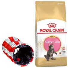 Корм Royal Canin Maine Coon Kitten для котят породы мейн-кун в возрасте до 15 месяцев, 2 кг + туннель в подарок