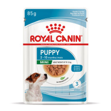 Консервы Royal Canin Mini Puppy для щенков мелких пород в возрасте до 10 месяцев (в соусе), 85 г