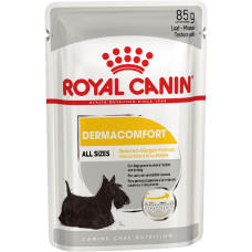 Вологий корм Royal Canin DERMACOMFORT POUCH LOAF для собак із чутливою шкірою (паштет), 85 г