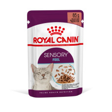 Консервы Royal Canin SENSORY FEEL in gravy (кусочки в соусе) для взрослых котов, стимулирующий вкусовые рецепторы для распознавания уникальных текстур, 85 г