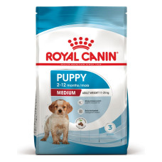 Корм Royal Canin Medium Puppy для щенков средних пород от 2 до 12 мес., 1 кг