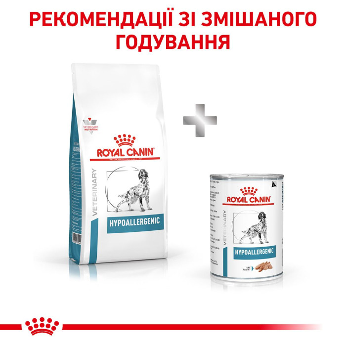 Корм Royal Canin Hypoallergenic для взрослых собак при пищевой аллергии или пищевой непереносимости, 2 кг