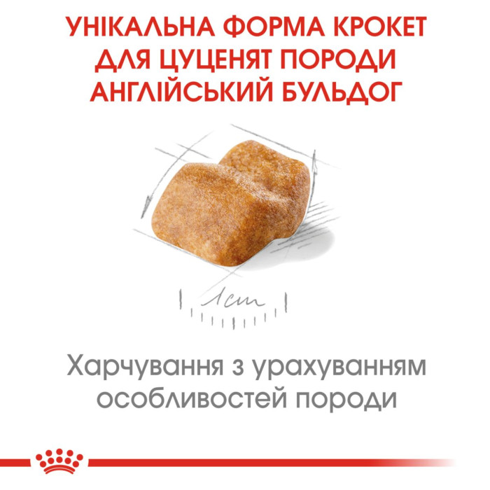 Корм Royal Canin Bulldog Puppy для щенков породы английский бульдог в возрасте 2-12 мес, 12 кг