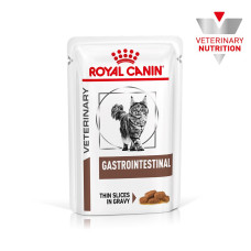 Консерви Royal Canin Gastrointestinal Feline (шматочки в соусі) для котів при гострих розладах шлунково-кишкового тракту, в період одужання, 85 г