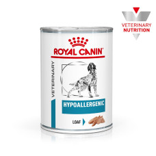 Вологий корм для собак Royal Canin Hypoallergenic при харчовій алергії/непереносимості, 0,4 кг