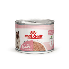 Вологий корм для новонароджених кошенят Royal Canin MOTHER & BABYCAT (Ultra soft mousse), 195 г