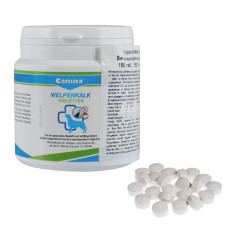 Canina Welpenkalk - минеральная добавка для щенков для оптимального развития скелета и зубной системы, 150 г (150 таб)