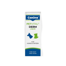 Canina PETVITAL Derm-Liguid - тоник для проблемной кожи и шерсти кошек и собак, 25ml 